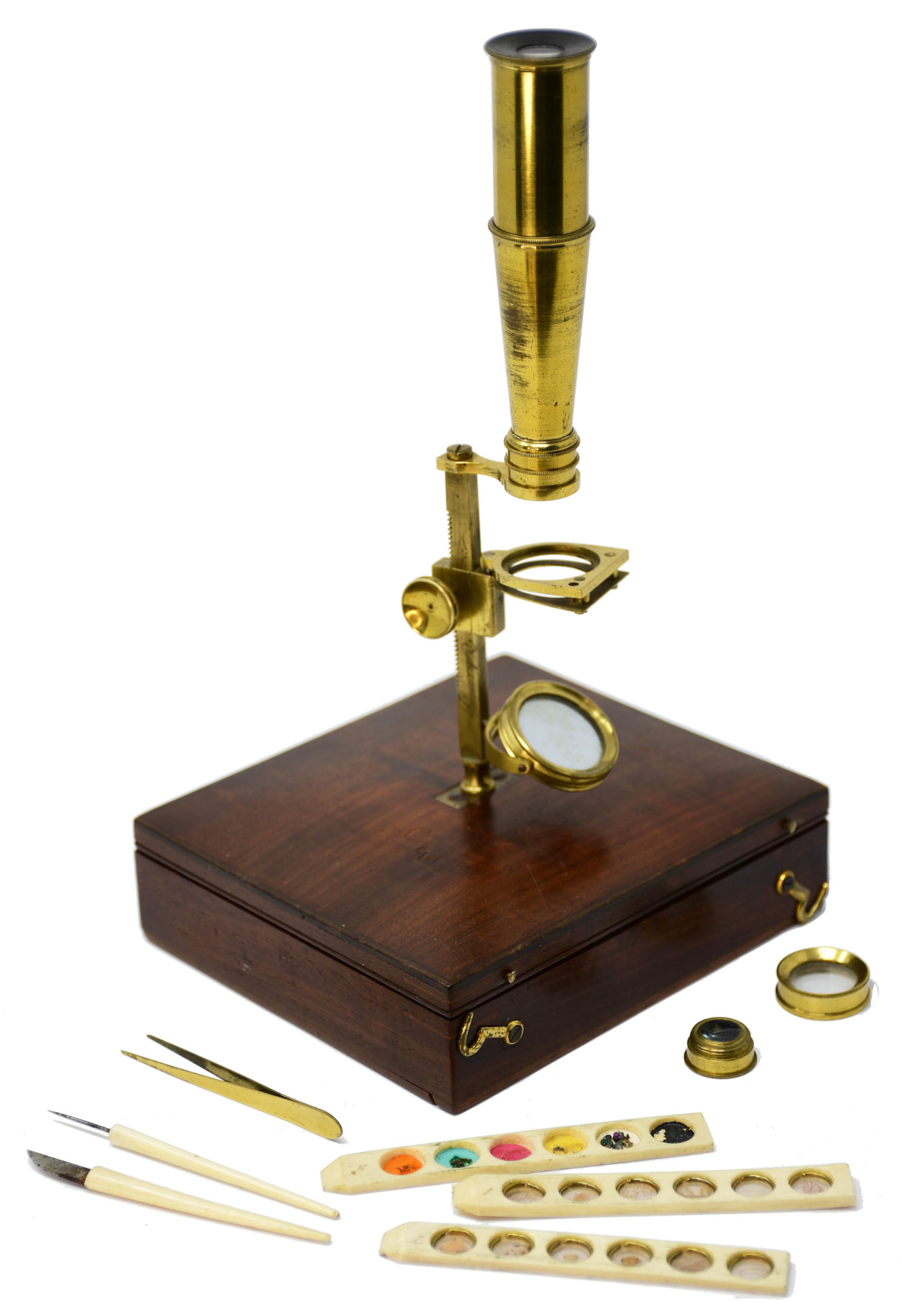 Gould type microscope by William Cary, ca. 1830