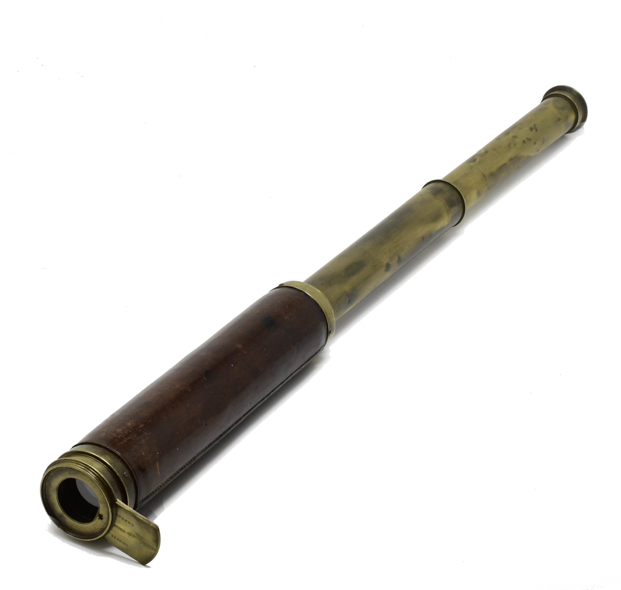 Two Draw Telescope by Gilbert & Wright, London, 1790-1805