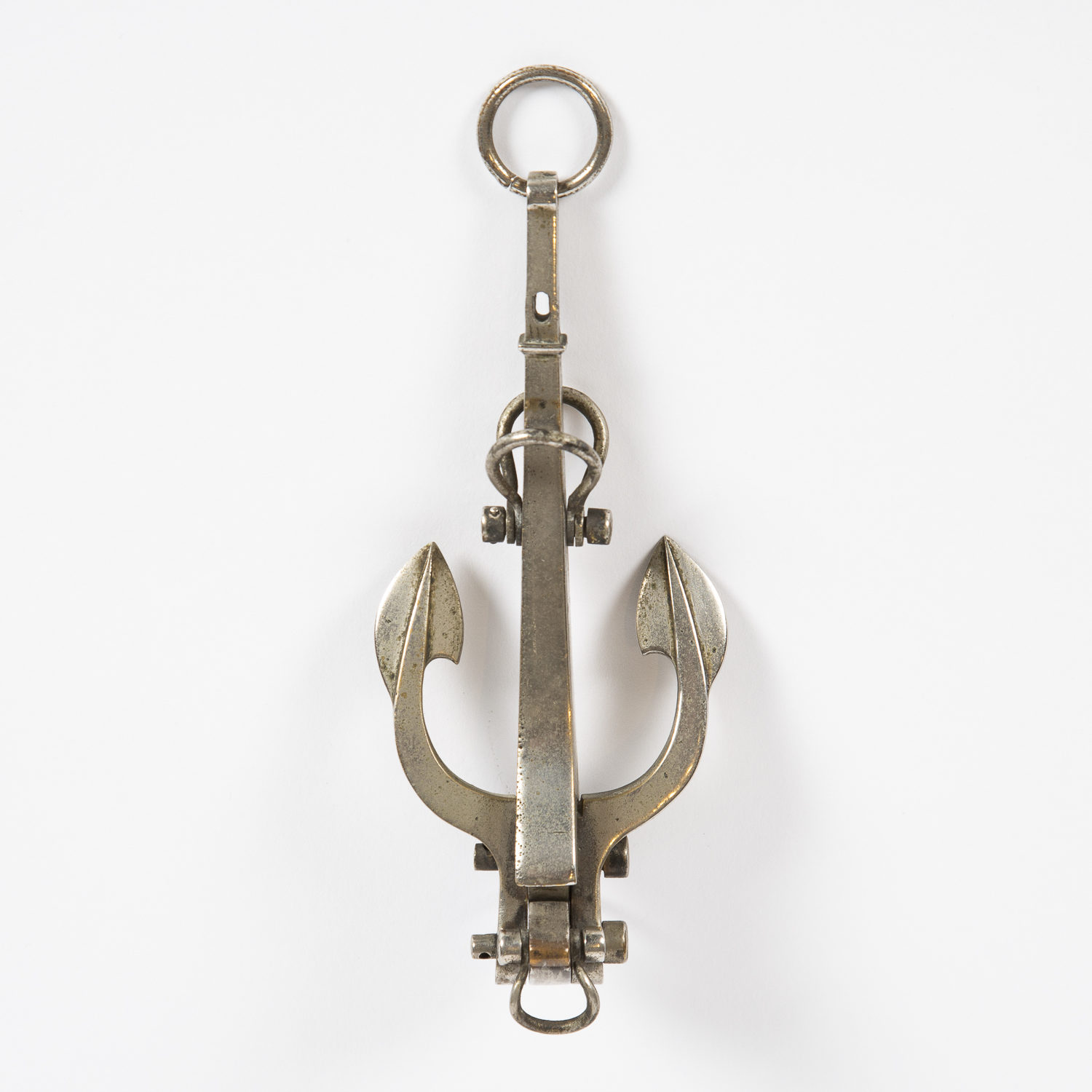 Scale model of a Naval double fluke stockless anchor