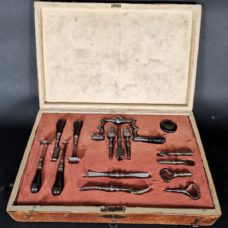 A TREPANNING SET PROBABLY FRENCH LATE 18TH CENTURY