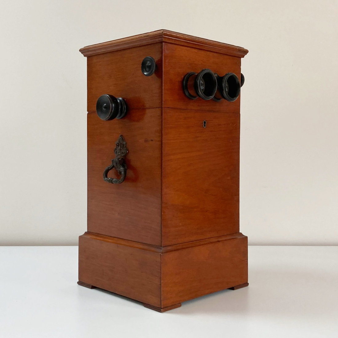 Victorian Tabletop Revolving Stereoscope by A. Mattey of Paris