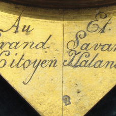 IMPORTANT GILT-BRASS REVOLUTIONARY COMPASS