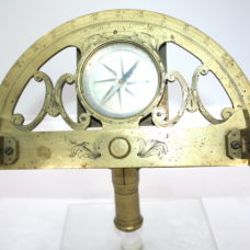 Graphometer with Decorative M  signed Meurand c 1750