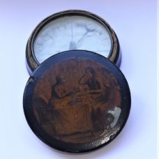 A manuscript compass in a phrenological box from 1810