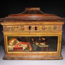 Important Renaissance Medical Box. Spanish Or Italian Workshop, Around 1550