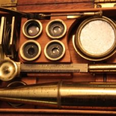 ~FINE SIMPLE/COMPOUND POCKET MICROSCOPE by CARPENTER c.1830~