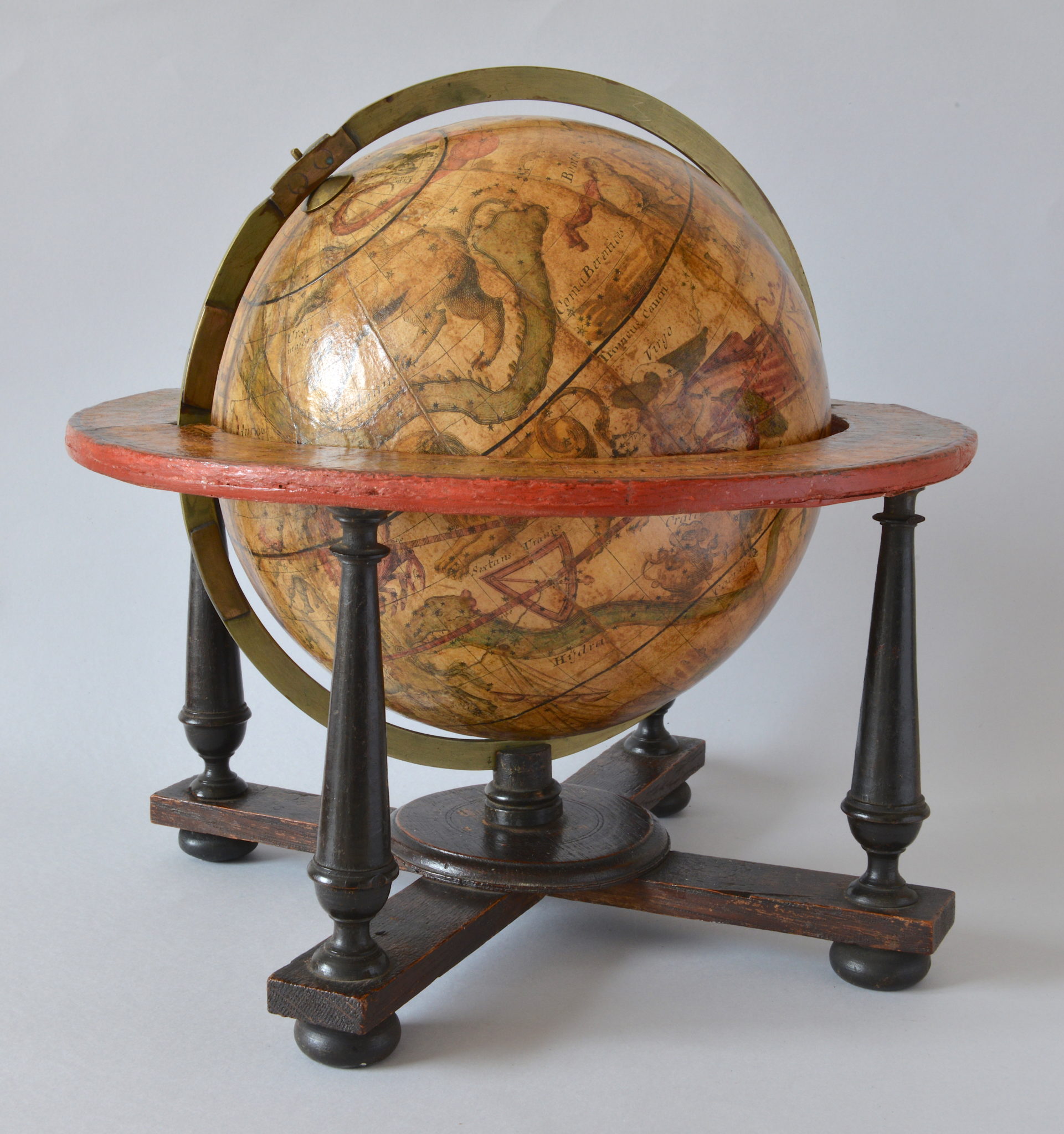Celestial library globe signed Mattheus Seutter made in Augsbourg circa 1710.