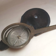 EARLY GIMBALLED PLANE TABLE COMPASS mid-18th