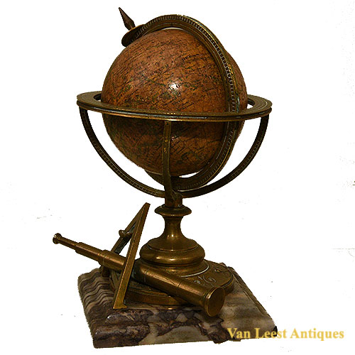 Delamarche Marine globe, 1865.