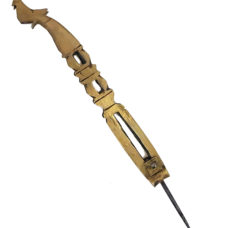 17th Century Medical / Naturalist’s Brass Tweezers with needle