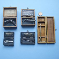 Five Miniature Pilling & Son Medical Instruments