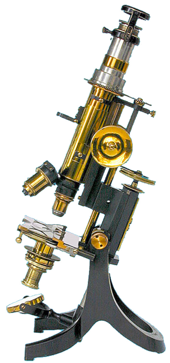 Swift & Son Dick Petrographic Microscope, 1891, owned by Prof. O.T. Jones