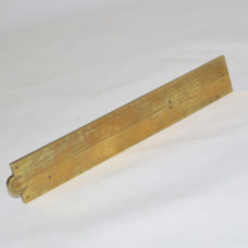SOLD – French brass sector / rule / ruler, late 18th century.