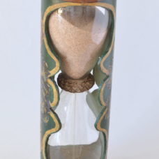 Large painted wood hourglass made in France circa 1720/1730