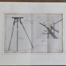 An unpublished Drawing of a surveying table, circa 1770