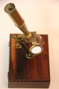 ~GOOD GOULD-TYPE COMPOUND/SIMPLE MICROSCOPE/ROSEWOOD CASE~