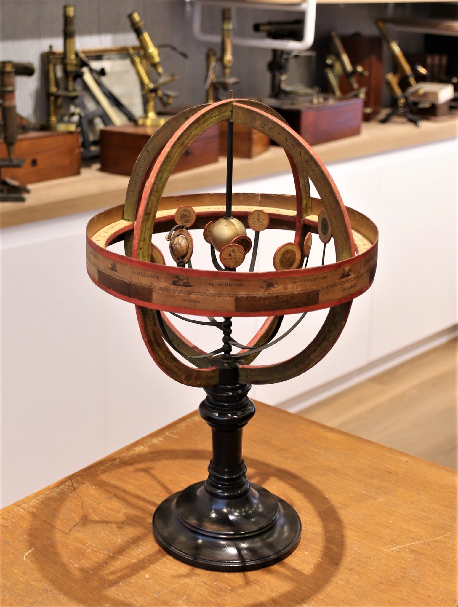 A French Copernician planetarium or orrery with 11 planets, certainly by Delamarche, circa 1810