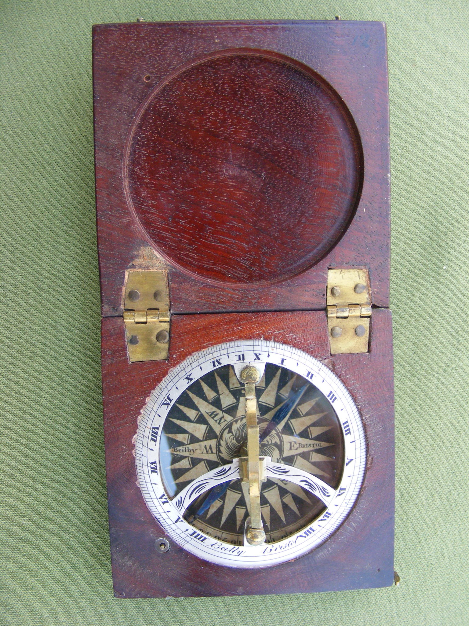 BRISTOL MADE POCKET SUNDIAL