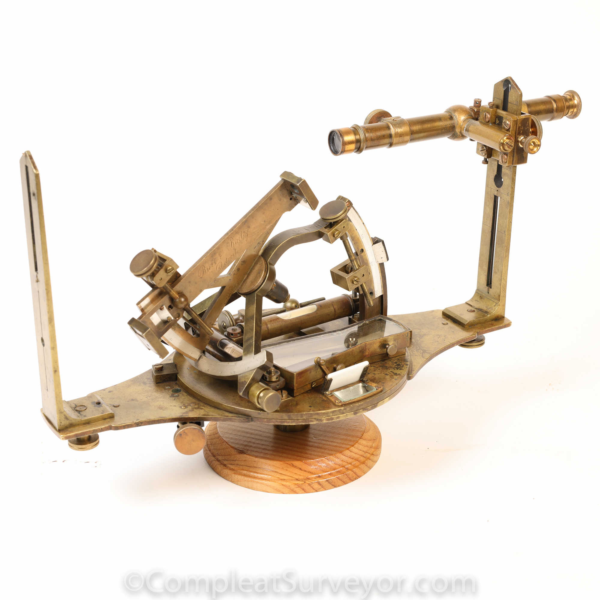 Wonderful Circa 1854 Burt & Bailey Solar Compass – Yosemite