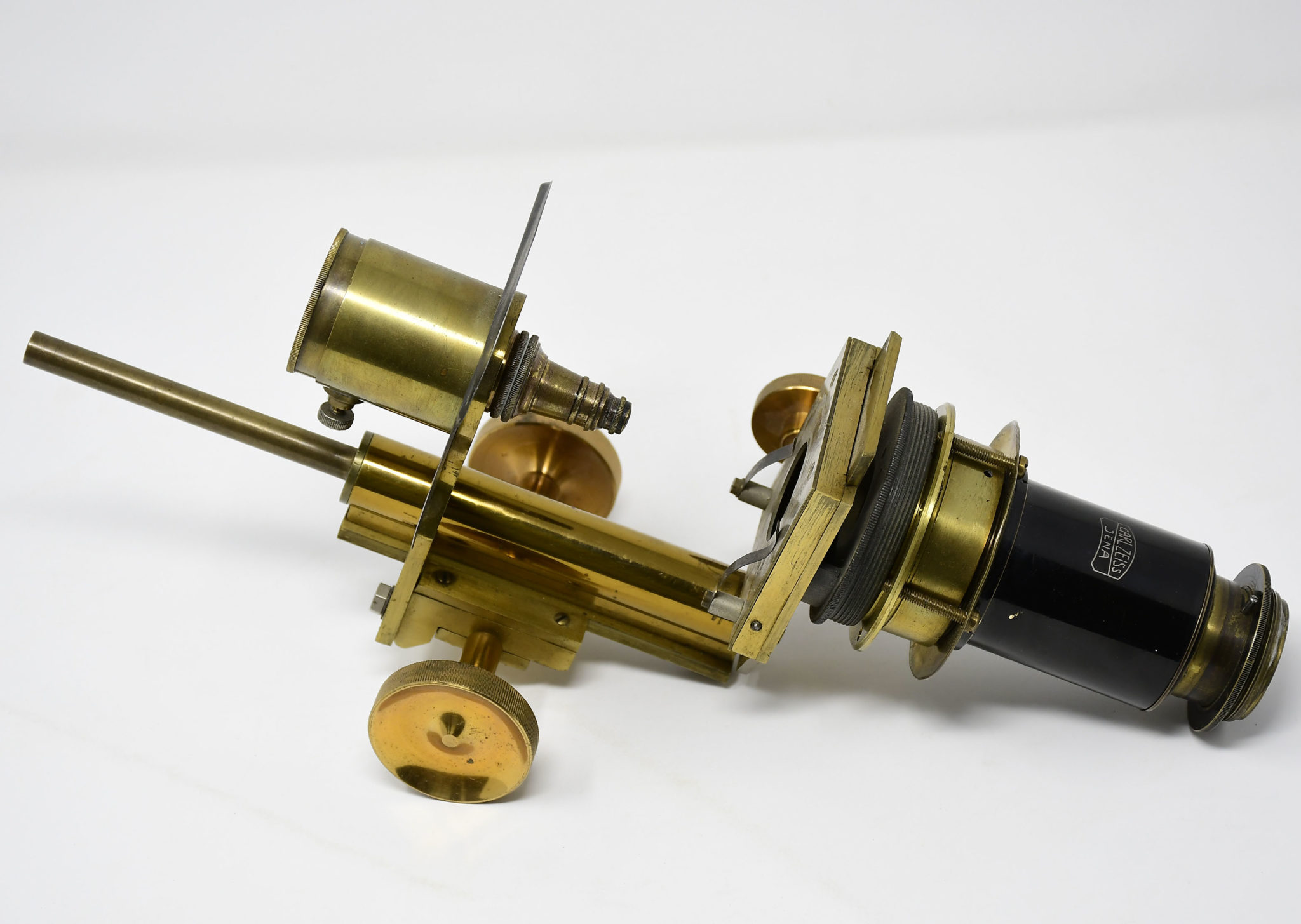 Late 19th / early 20th century projection microscope attachment for magic lantern by Zeiss