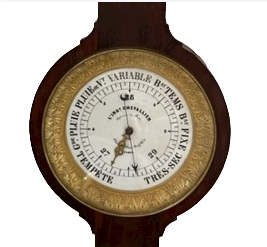 Exceptional Barometer thermometer By L’Ingénieur Chevallier
