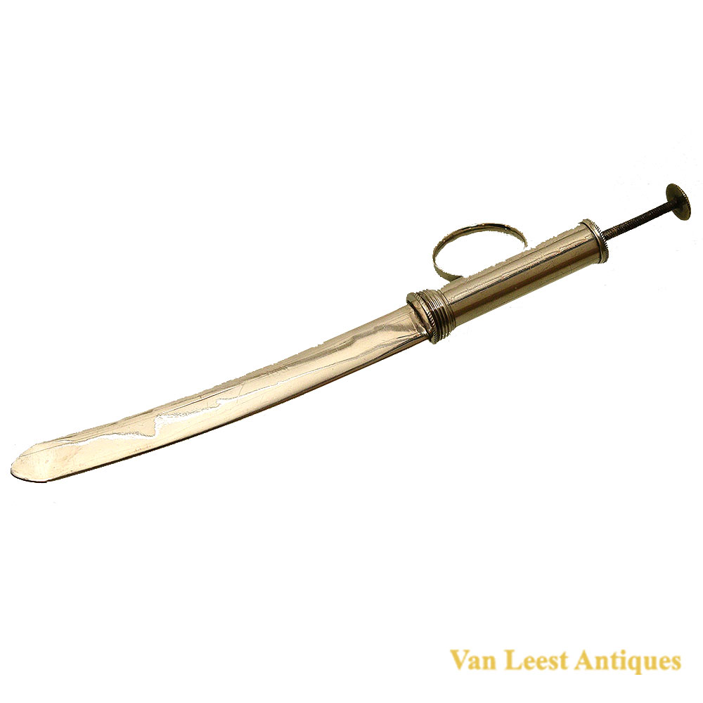 Silver concealed Tonsillectomy Lancet, 1837