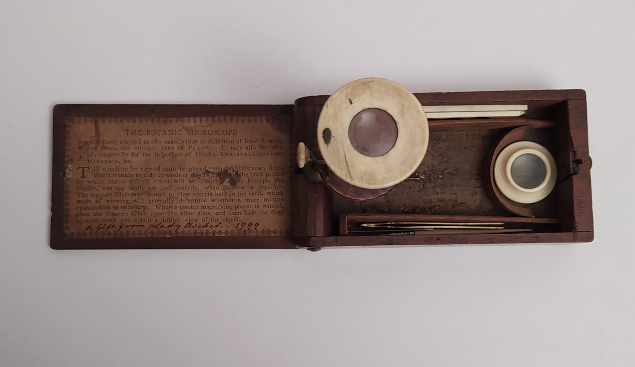 Late 18th Century “Withering folding type” simple microscope