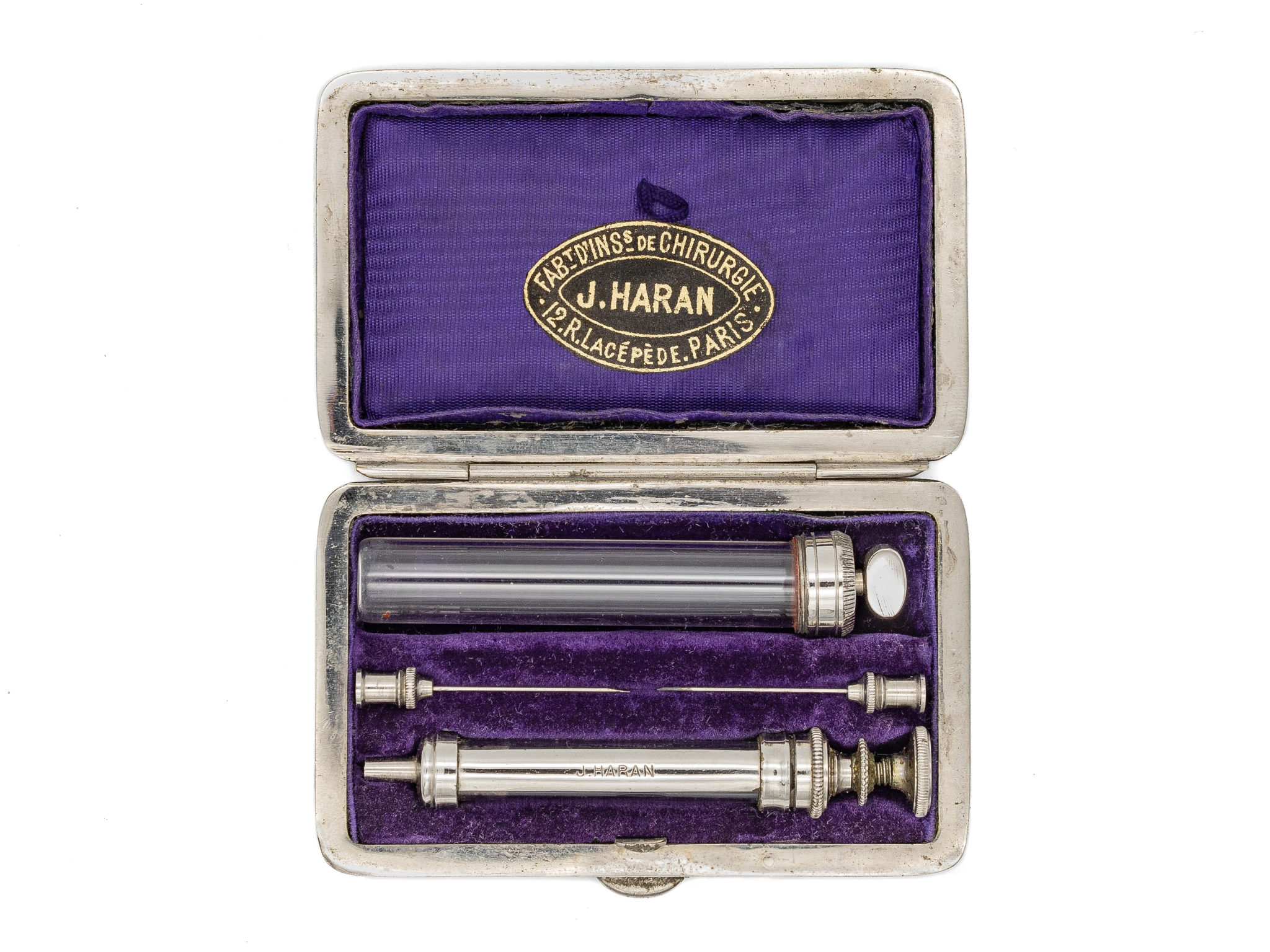 19th-Century J. Haran Hypodermic Syringe