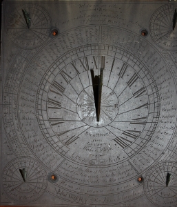 ~FINE 5 GNOMEN SLATE SUNDIAL by RICHARD MELVIN~