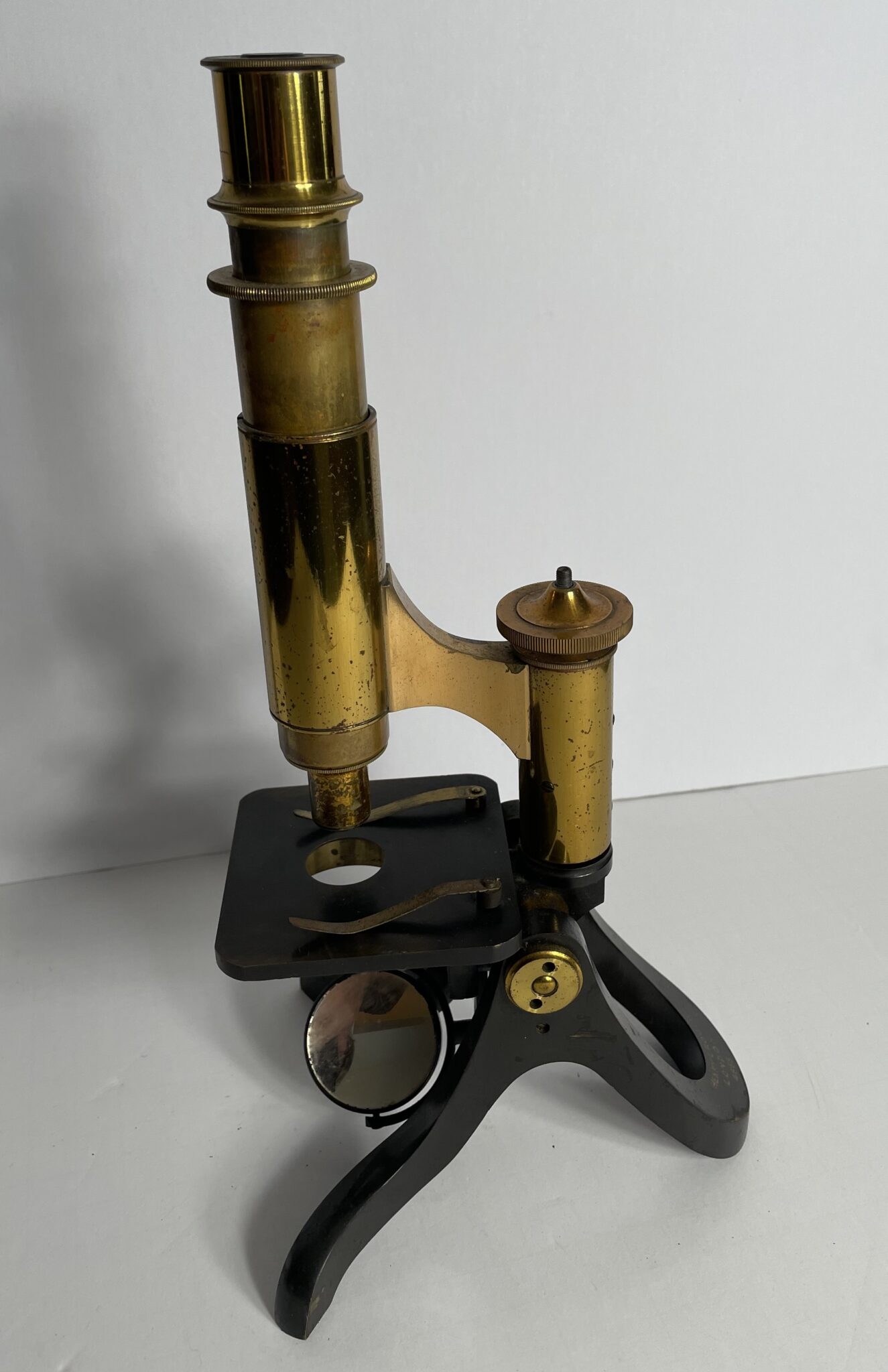 Signed Henry Crouch Microscope C 1880