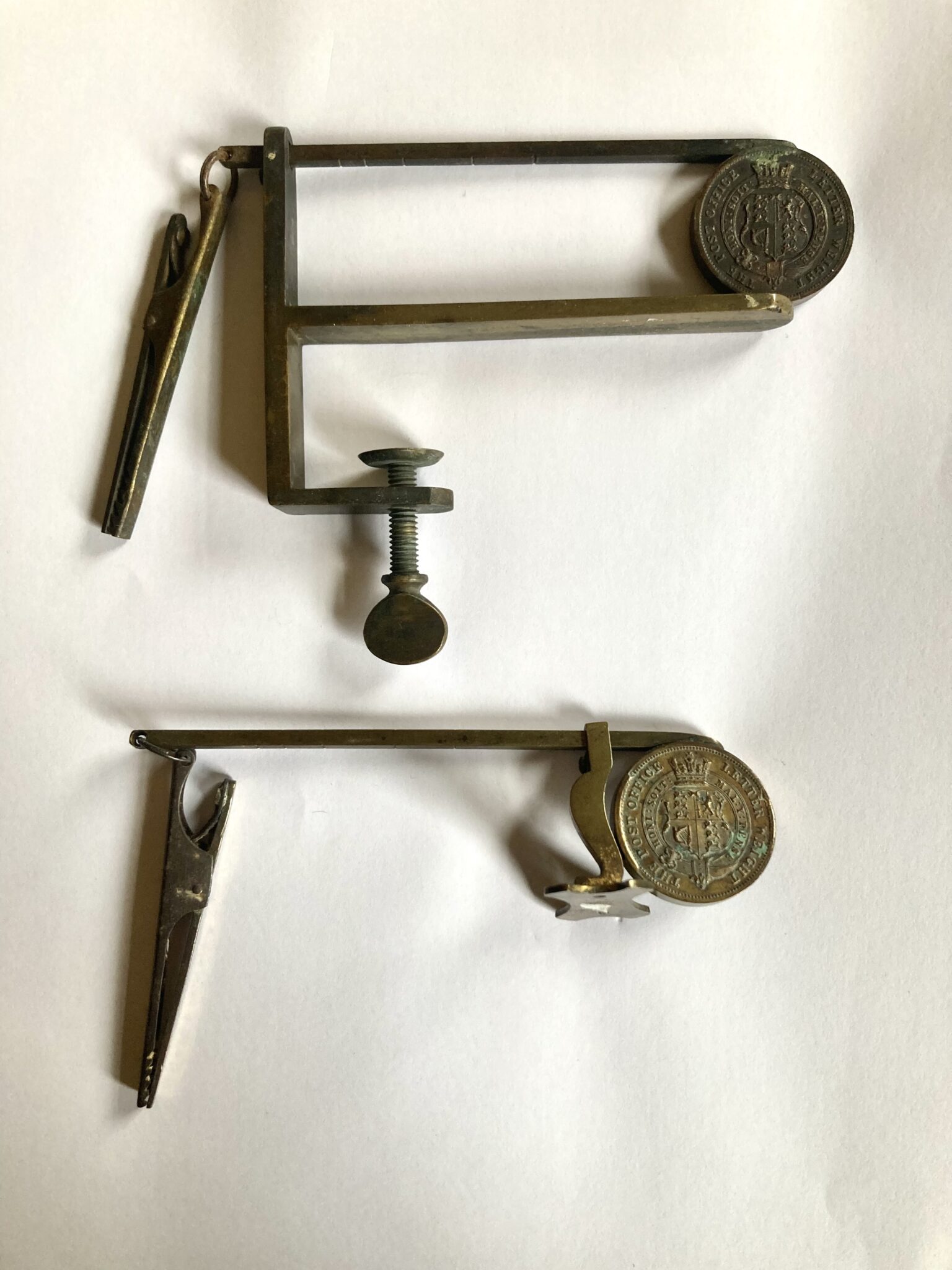 Two versions of Henry Hooper Letter Scale