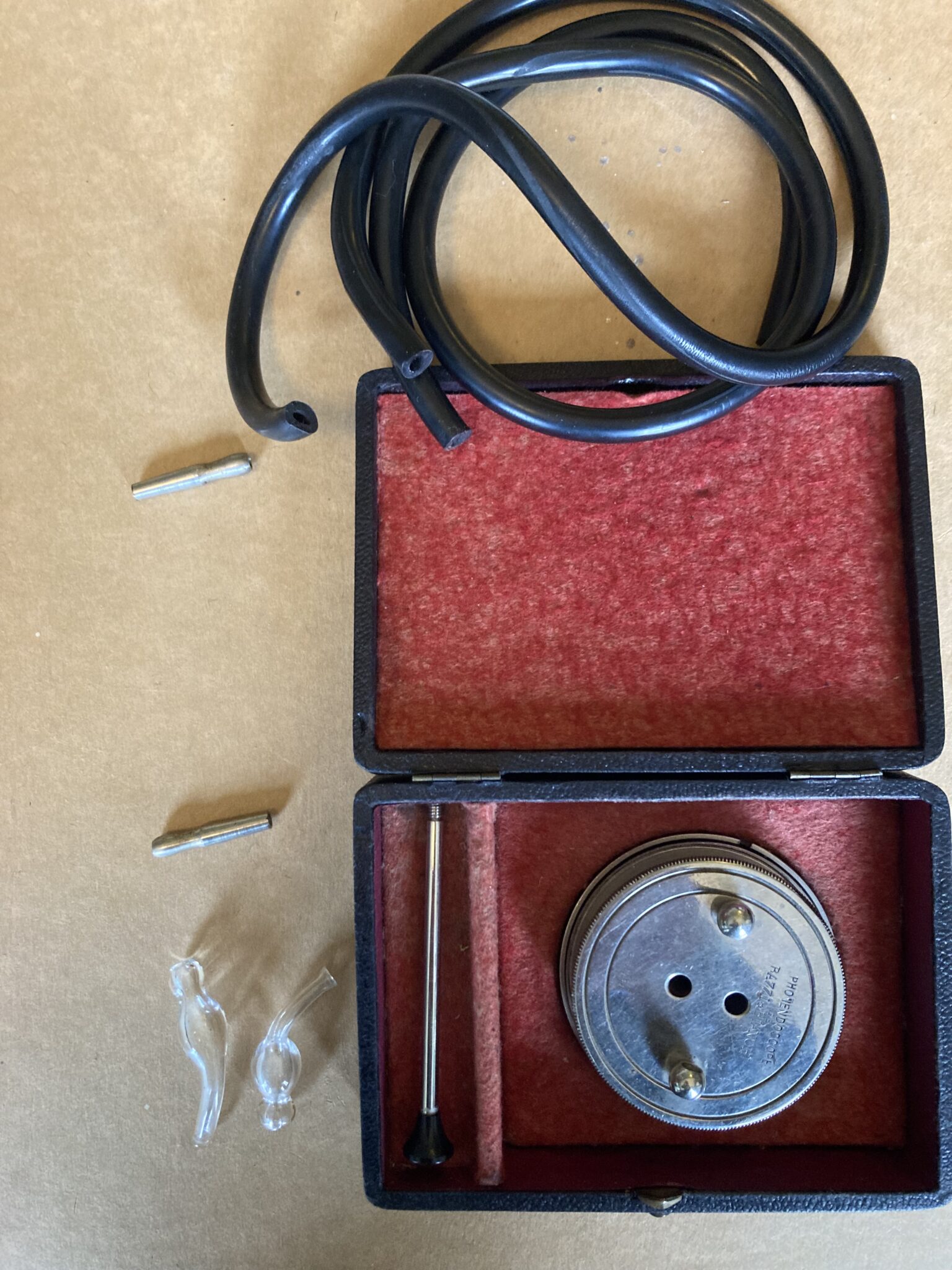 A cased Phonendoscope