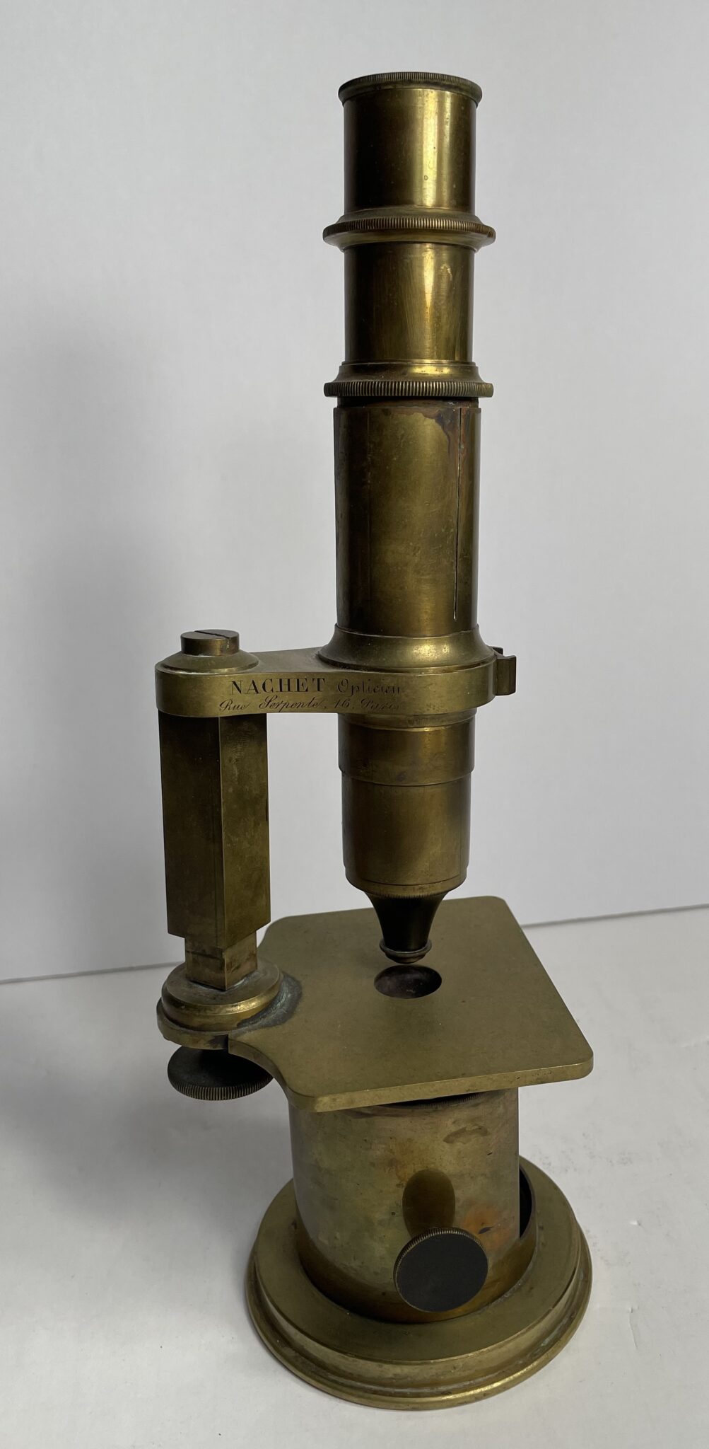 Signed Nachet Optician microscope