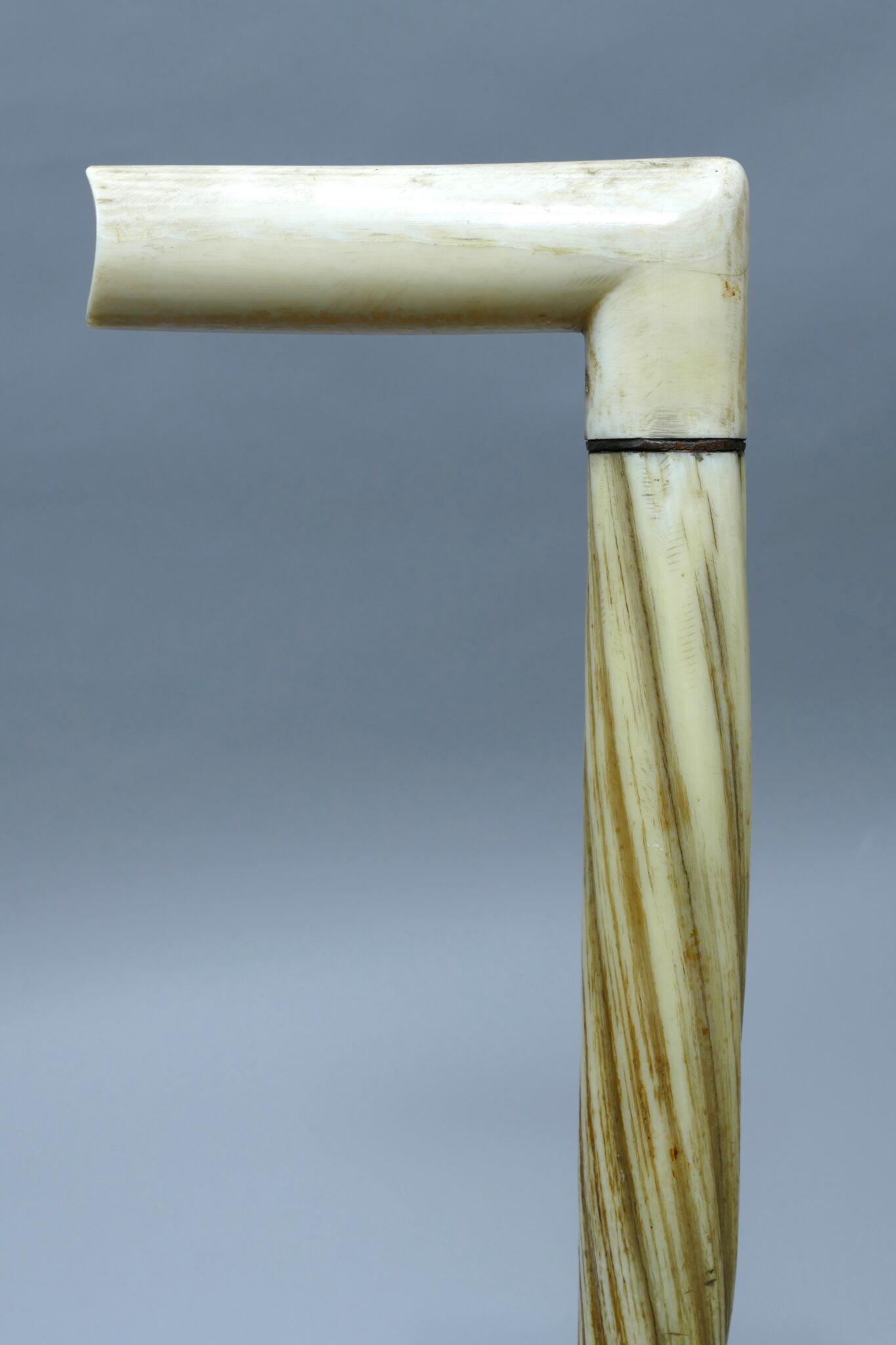 Narwhal cane made in Greenland first part of 19th century.