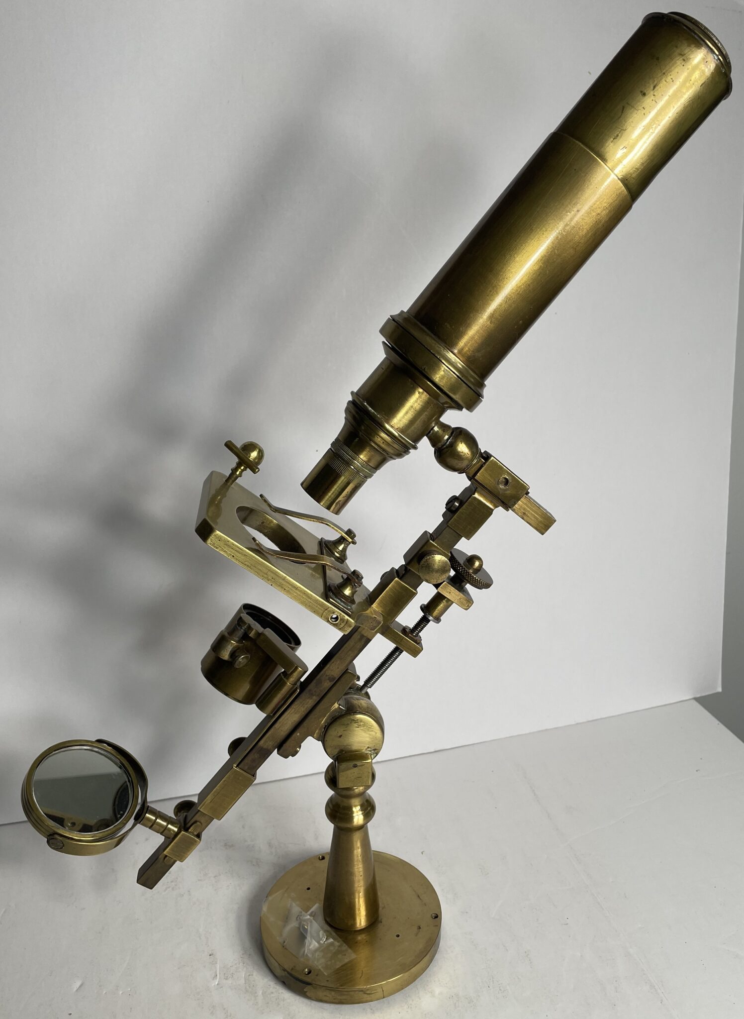 Transitional Jones Most Improved Microscope C 1860.  Unsigned