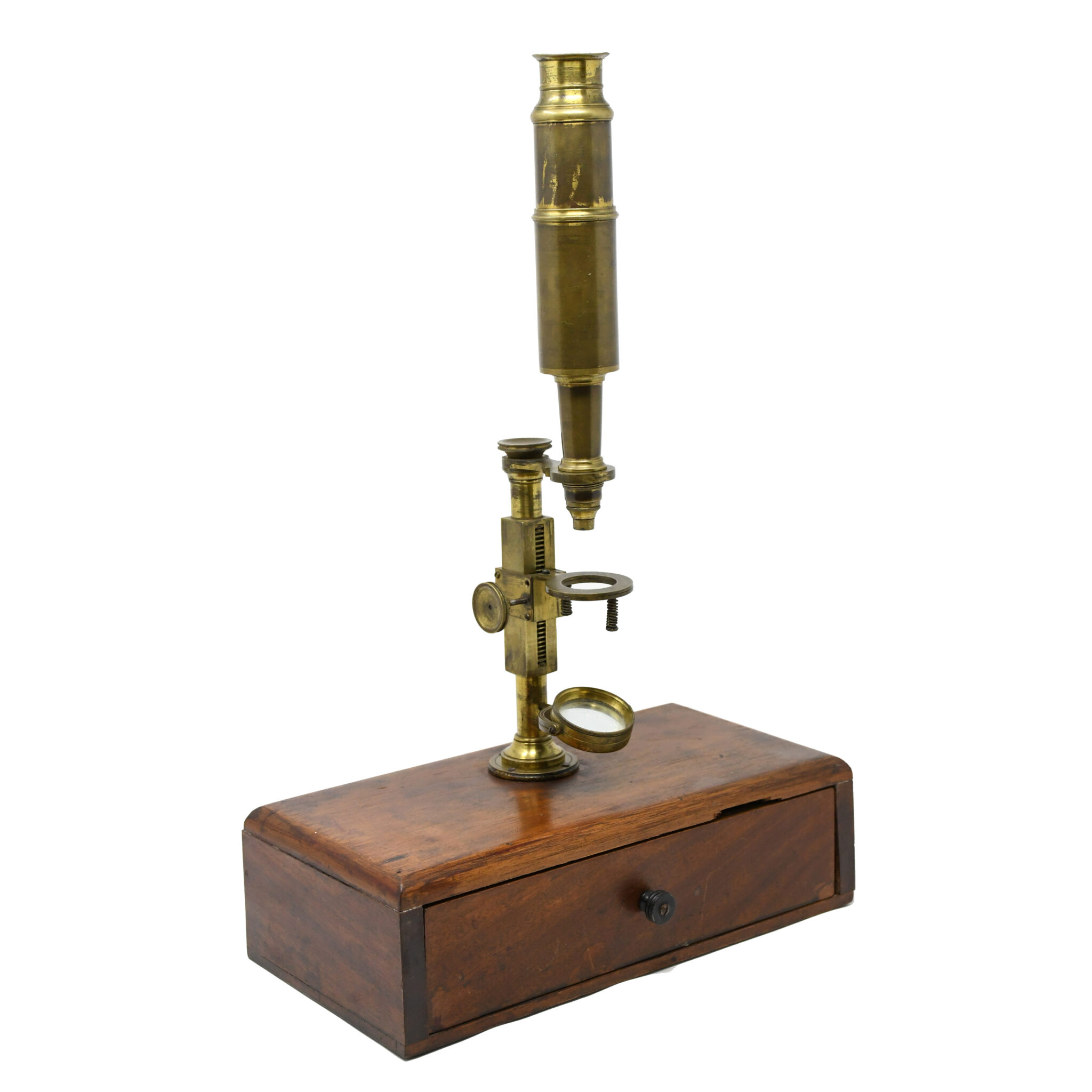 18th Century Dutch Cuff-Styled Case-Mounted Microscope