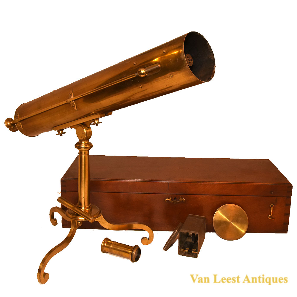 Reflecting telescope signed ‘Gorg Adams’