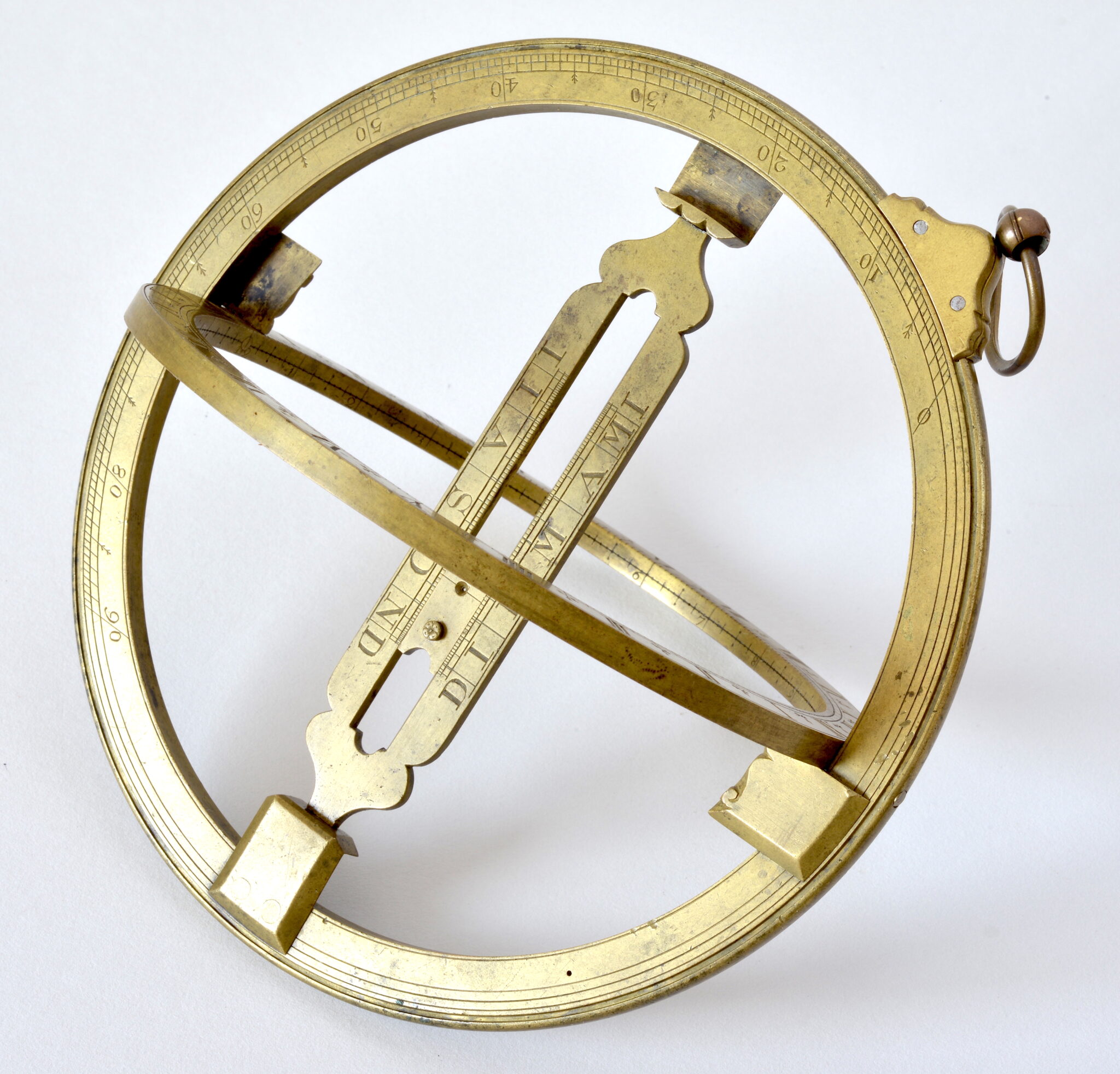 Brass equatorial ring signed E. Culpeper Fecit made circa 1710/1720
