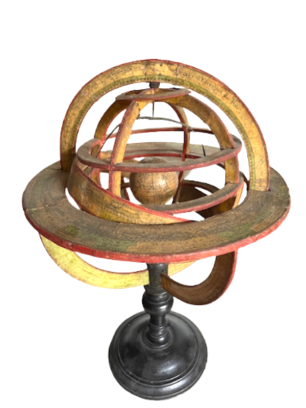 Large Delamarche Armillary Ptolemaic Sphère 18Th Century