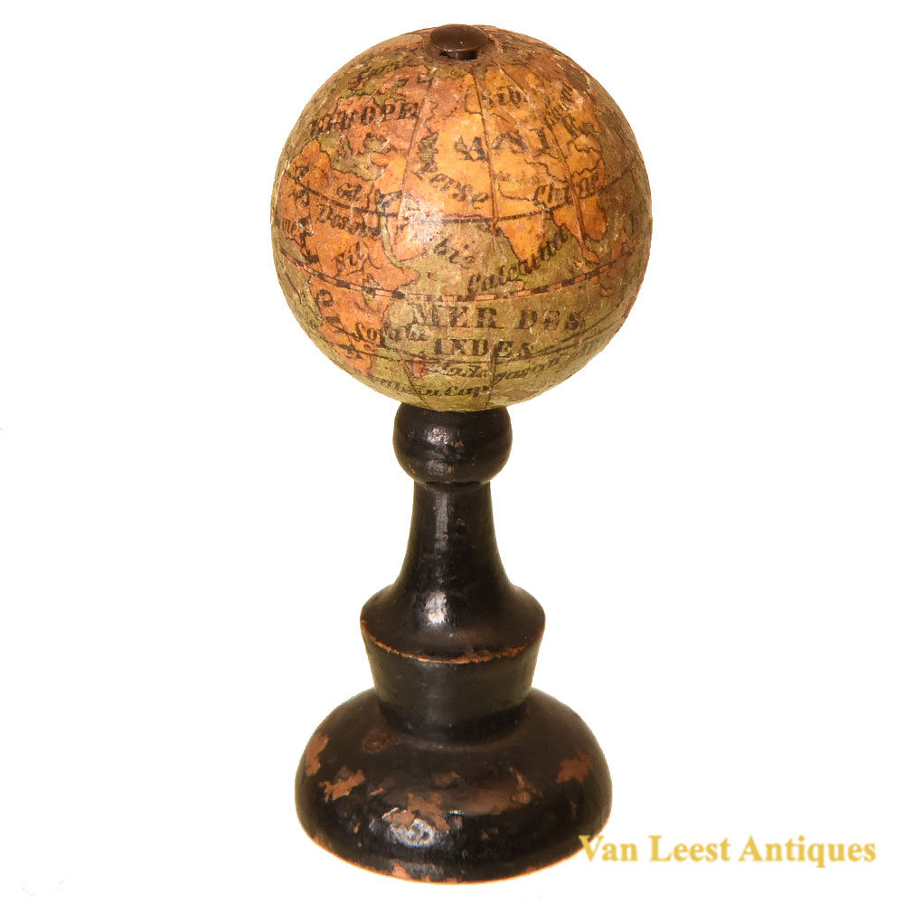 19th century French Miniature globe