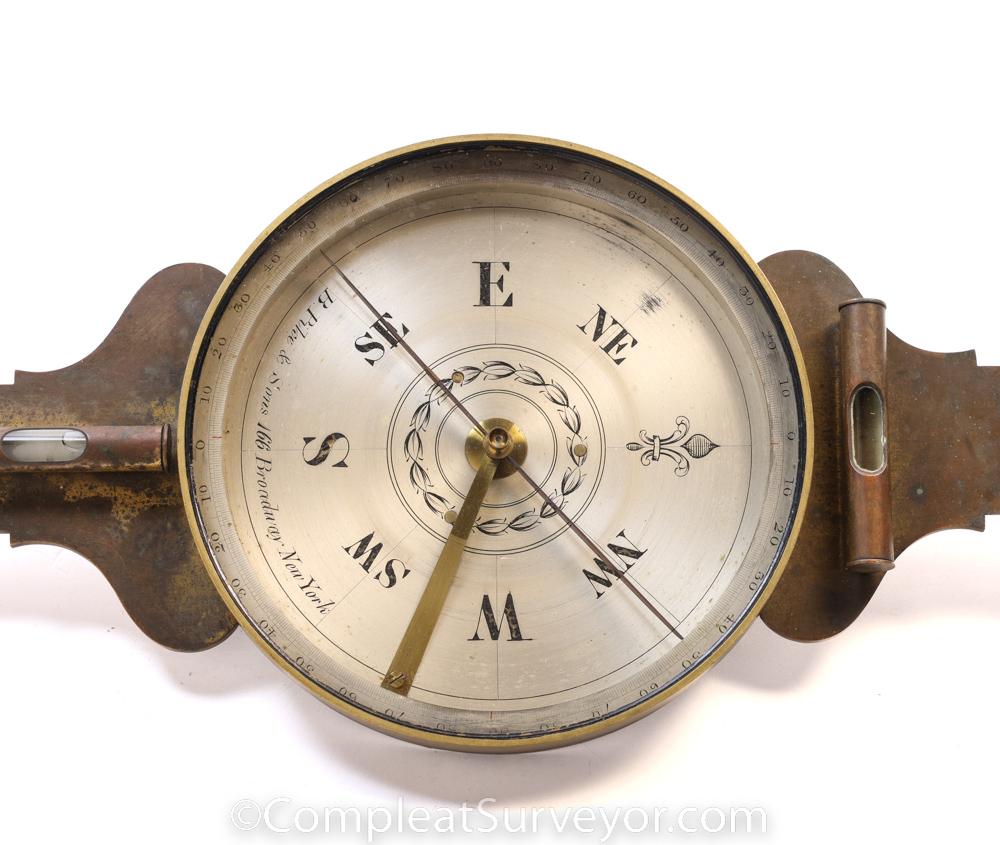 Large Circa 1850 Plain Compass – Benjamin Pike & Sons