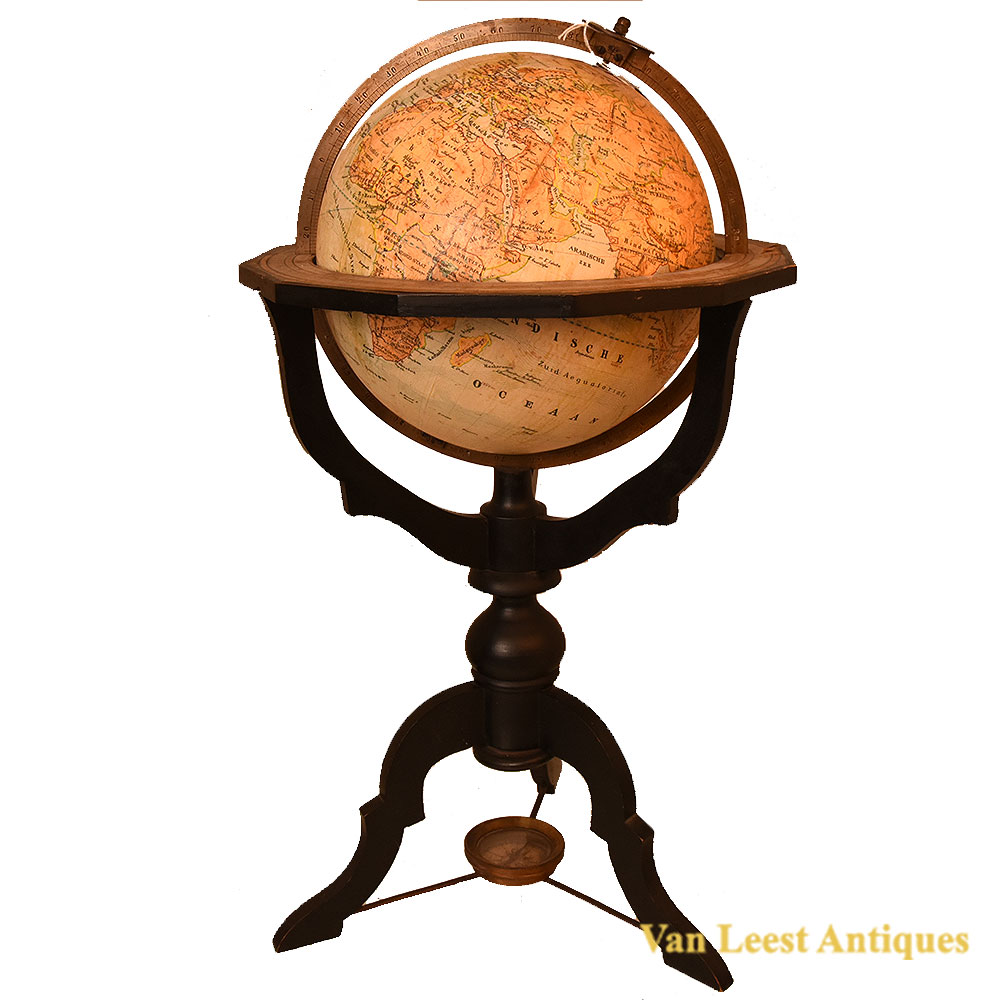 Terrestrial globe by Geerling and Felkl