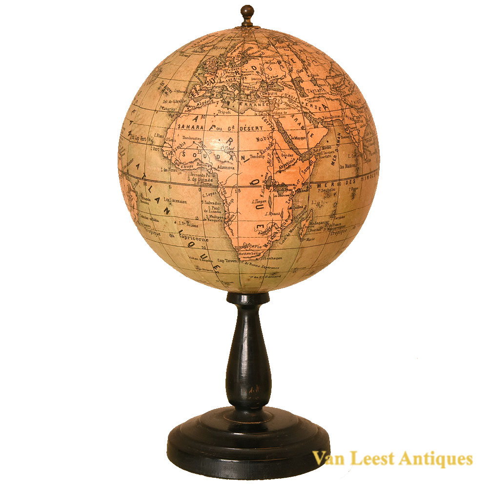 Terrestrial globe by Olivier-Pinot