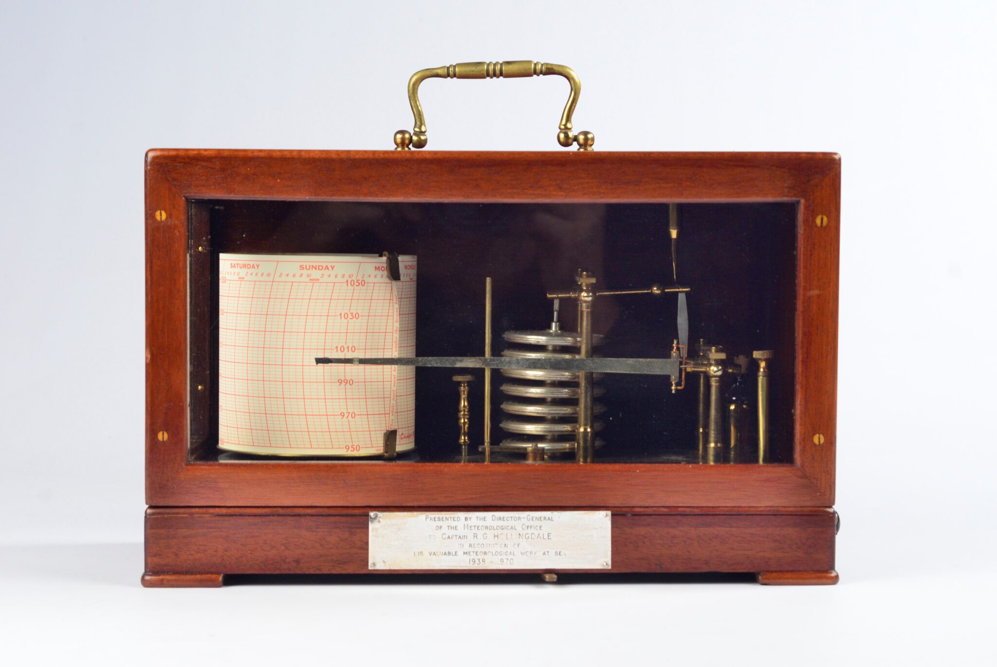 Marine Barograph – Watson, Warden & Co, London, around 1920