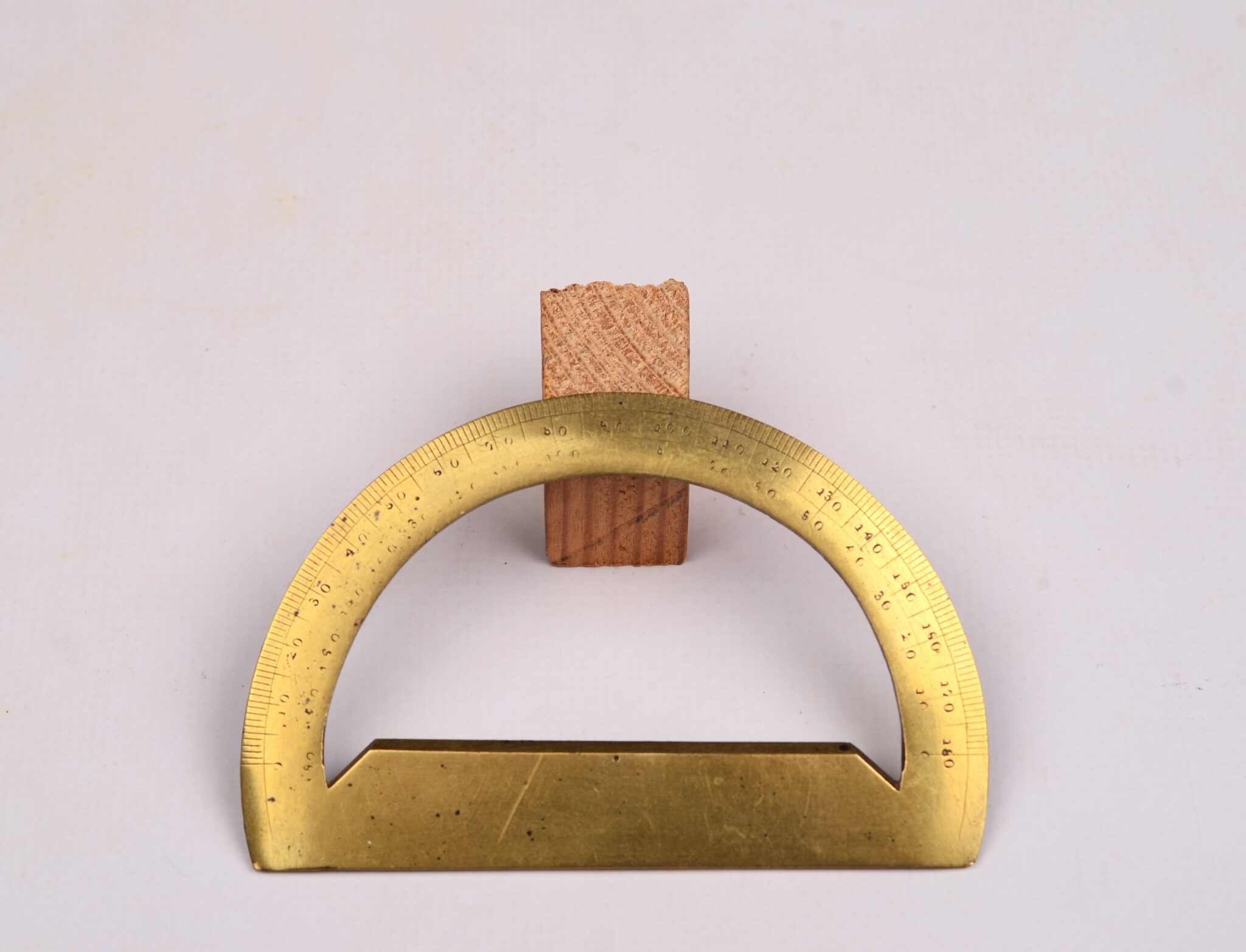 Brass Protractor, 18th century