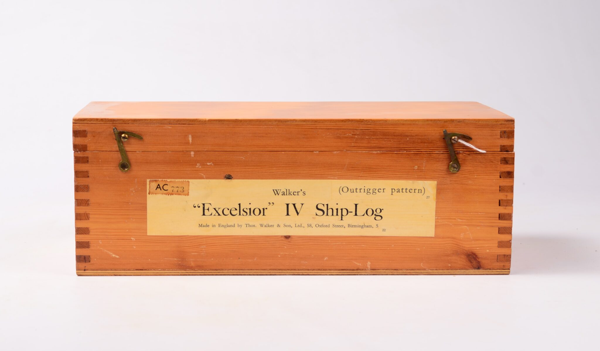 Excelsior IV Ship-log with Rotator – Walker’s, Birmingham