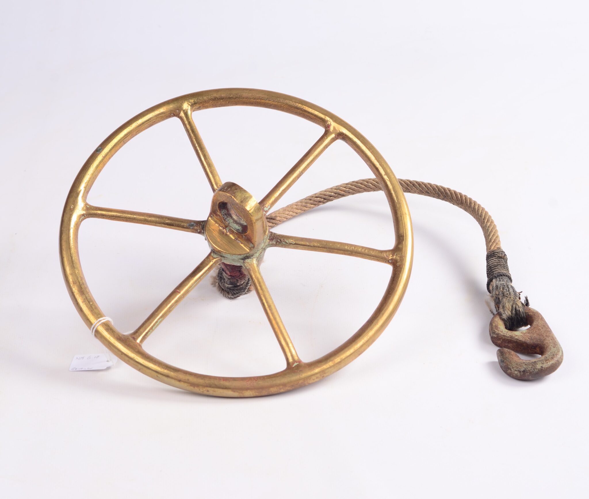 Governor wheel – Fly wheel – Regulator – W. Waring (?), circa 1878