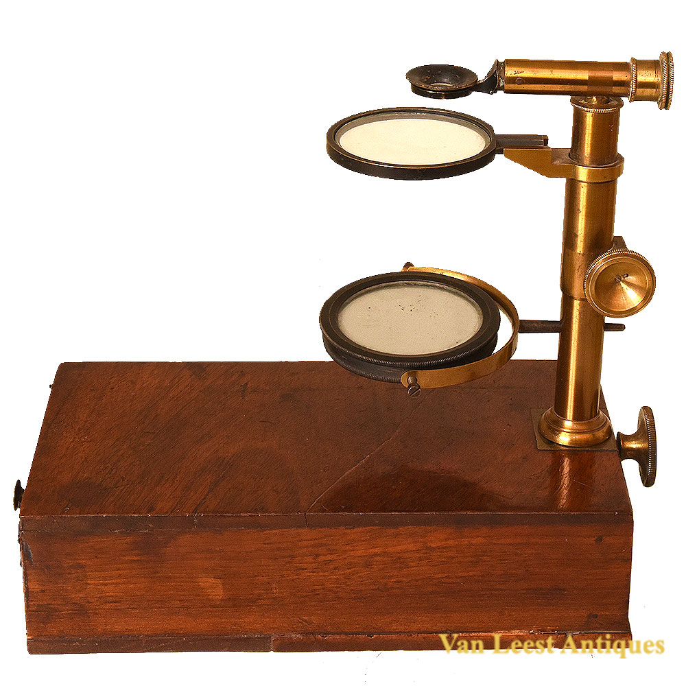 Deleuil simple Chemical type microscope