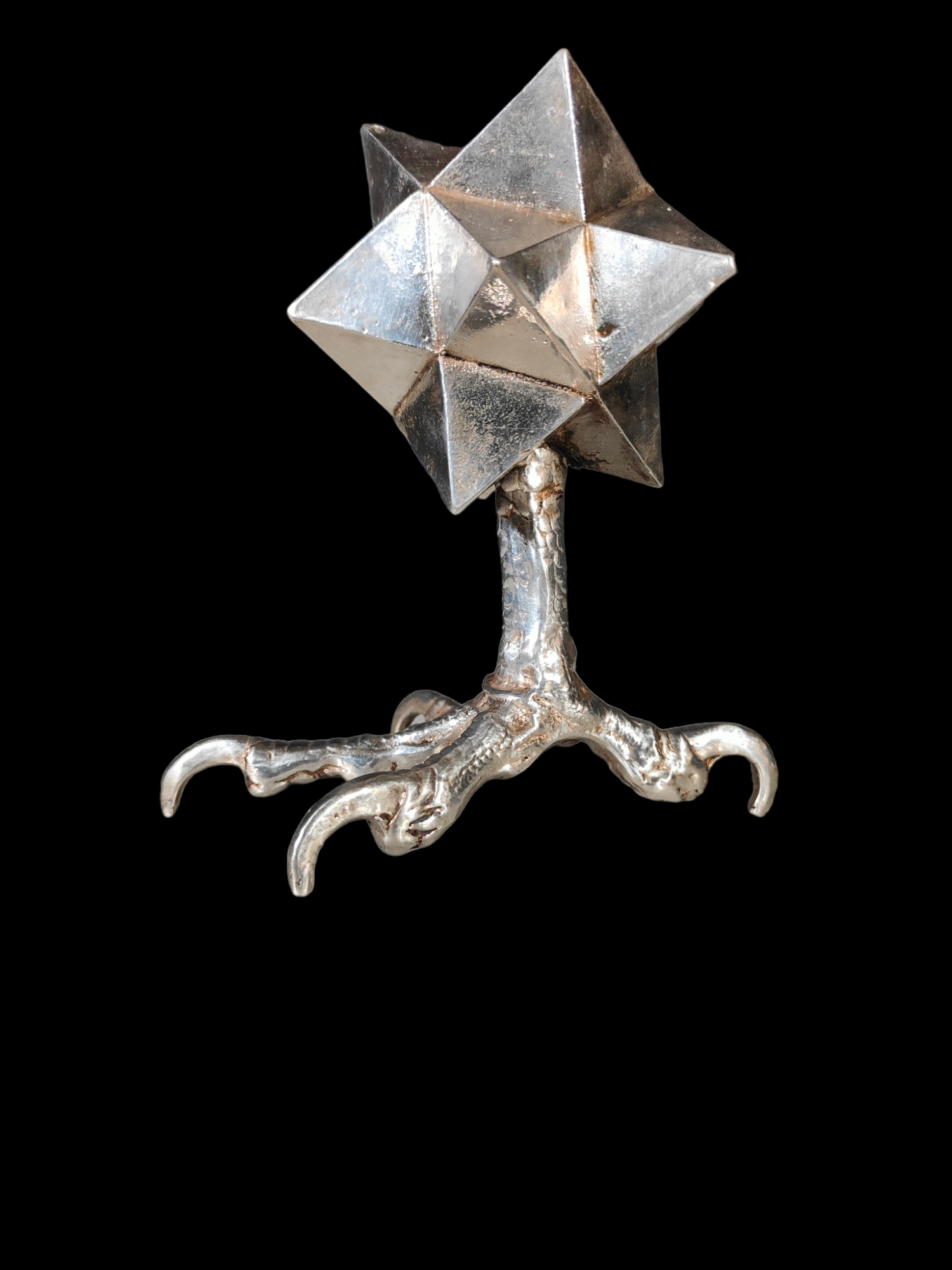 Metallic Polyhedron from the 19th Century – Hexaoctahedron with 48 Faces