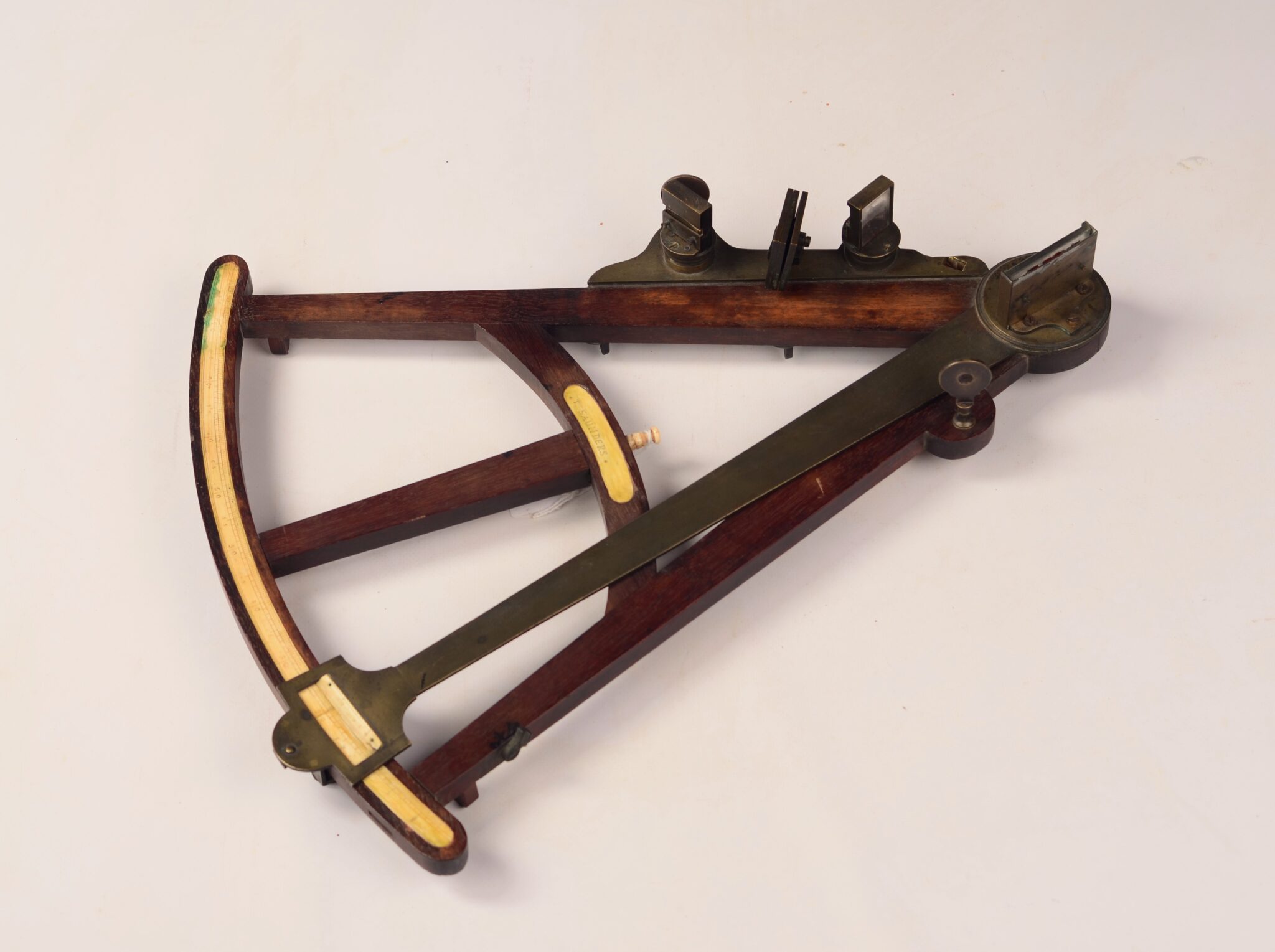 15-inch Octant owned by T. Saunders – 18th century